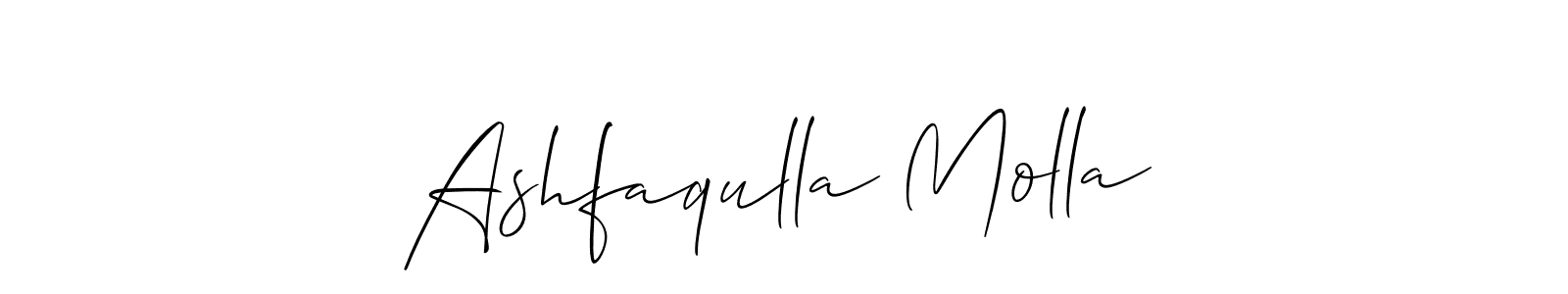 Make a beautiful signature design for name Ashfaqulla Molla. Use this online signature maker to create a handwritten signature for free. Ashfaqulla Molla signature style 2 images and pictures png