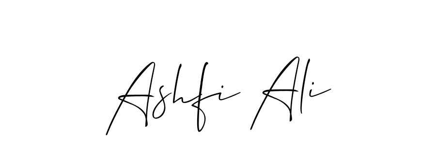Best and Professional Signature Style for Ashfi Ali. Allison_Script Best Signature Style Collection. Ashfi Ali signature style 2 images and pictures png