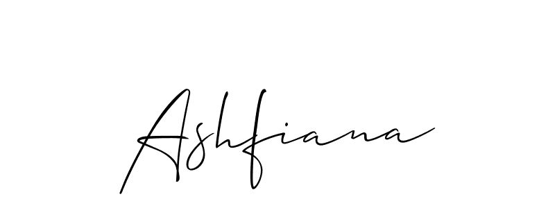 Make a beautiful signature design for name Ashfiana. Use this online signature maker to create a handwritten signature for free. Ashfiana signature style 2 images and pictures png