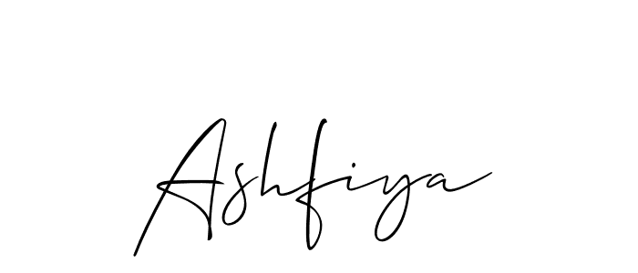 The best way (Allison_Script) to make a short signature is to pick only two or three words in your name. The name Ashfiya include a total of six letters. For converting this name. Ashfiya signature style 2 images and pictures png