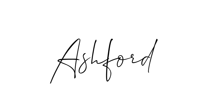 You should practise on your own different ways (Allison_Script) to write your name (Ashford) in signature. don't let someone else do it for you. Ashford signature style 2 images and pictures png