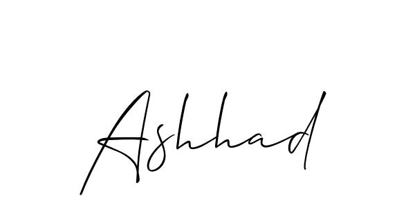 Make a beautiful signature design for name Ashhad. Use this online signature maker to create a handwritten signature for free. Ashhad signature style 2 images and pictures png