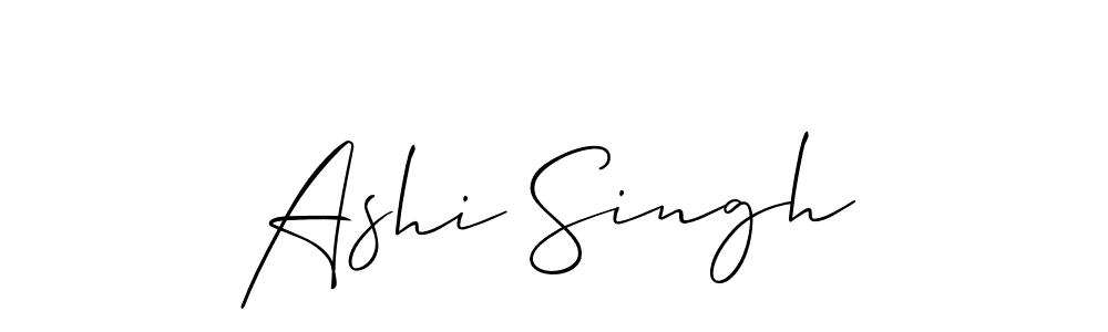 Also we have Ashi Singh name is the best signature style. Create professional handwritten signature collection using Allison_Script autograph style. Ashi Singh signature style 2 images and pictures png