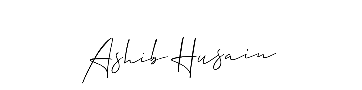 It looks lik you need a new signature style for name Ashib Husain. Design unique handwritten (Allison_Script) signature with our free signature maker in just a few clicks. Ashib Husain signature style 2 images and pictures png