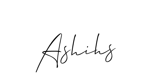 if you are searching for the best signature style for your name Ashihs. so please give up your signature search. here we have designed multiple signature styles  using Allison_Script. Ashihs signature style 2 images and pictures png