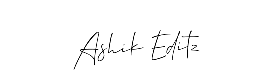 Make a beautiful signature design for name Ashik Editz. Use this online signature maker to create a handwritten signature for free. Ashik Editz signature style 2 images and pictures png