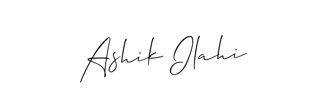 Similarly Allison_Script is the best handwritten signature design. Signature creator online .You can use it as an online autograph creator for name Ashik Ilahi. Ashik Ilahi signature style 2 images and pictures png