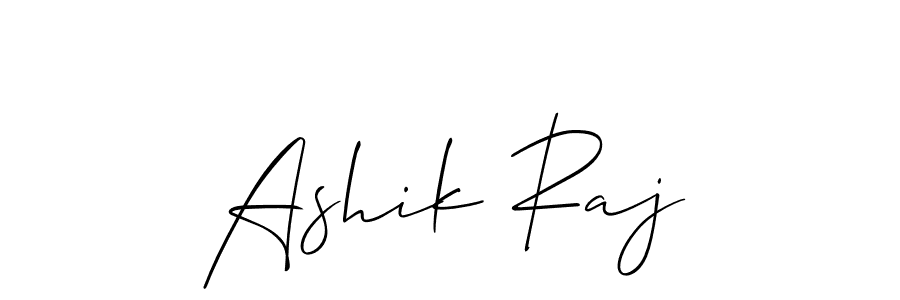 Ashik Raj stylish signature style. Best Handwritten Sign (Allison_Script) for my name. Handwritten Signature Collection Ideas for my name Ashik Raj. Ashik Raj signature style 2 images and pictures png