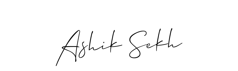 This is the best signature style for the Ashik Sekh name. Also you like these signature font (Allison_Script). Mix name signature. Ashik Sekh signature style 2 images and pictures png