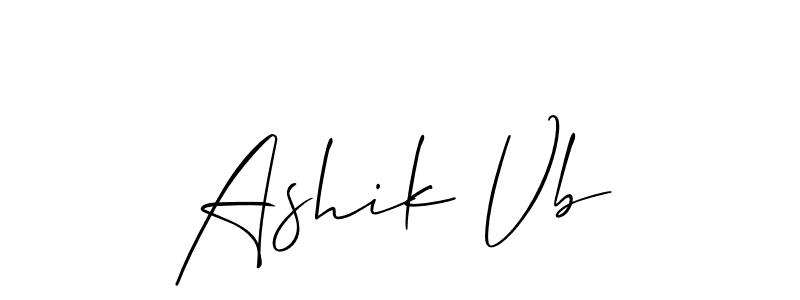 How to Draw Ashik Vb signature style? Allison_Script is a latest design signature styles for name Ashik Vb. Ashik Vb signature style 2 images and pictures png