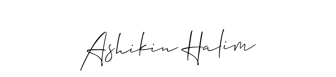 Check out images of Autograph of Ashikin Halim name. Actor Ashikin Halim Signature Style. Allison_Script is a professional sign style online. Ashikin Halim signature style 2 images and pictures png