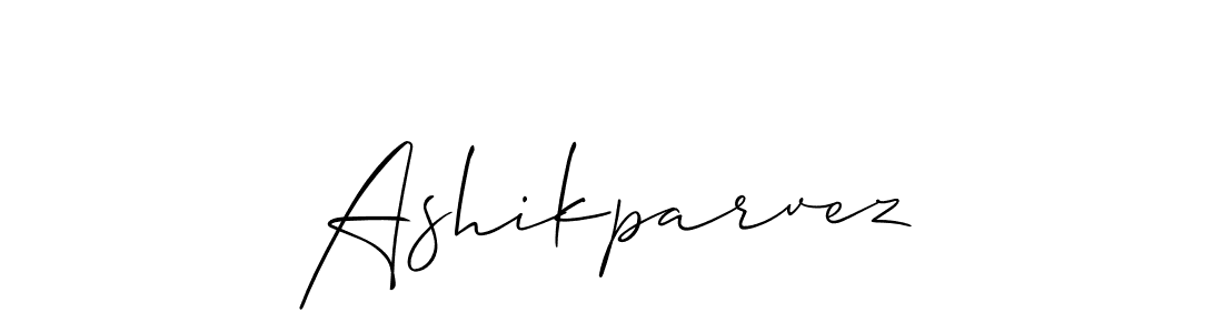 if you are searching for the best signature style for your name Ashikparvez. so please give up your signature search. here we have designed multiple signature styles  using Allison_Script. Ashikparvez signature style 2 images and pictures png