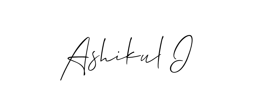 The best way (Allison_Script) to make a short signature is to pick only two or three words in your name. The name Ashikul I include a total of six letters. For converting this name. Ashikul I signature style 2 images and pictures png