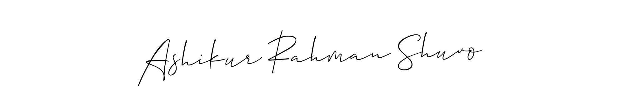 Here are the top 10 professional signature styles for the name Ashikur Rahman Shuvo. These are the best autograph styles you can use for your name. Ashikur Rahman Shuvo signature style 2 images and pictures png