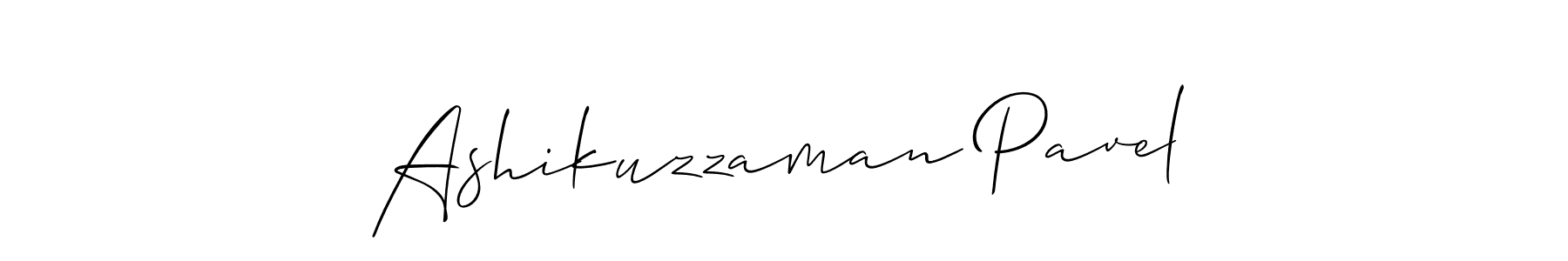 Ashikuzzaman Pavel stylish signature style. Best Handwritten Sign (Allison_Script) for my name. Handwritten Signature Collection Ideas for my name Ashikuzzaman Pavel. Ashikuzzaman Pavel signature style 2 images and pictures png