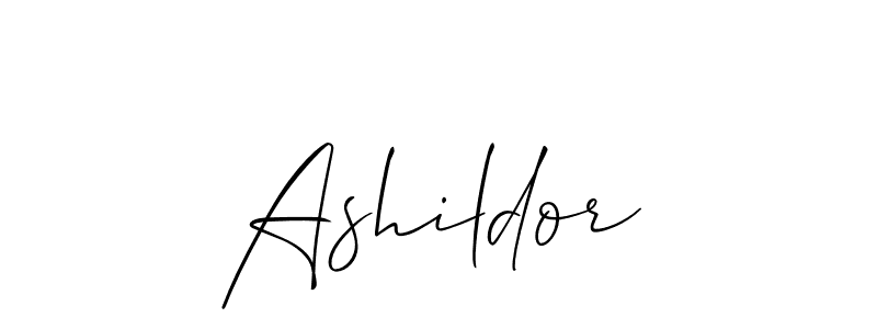 Best and Professional Signature Style for Ashildor. Allison_Script Best Signature Style Collection. Ashildor signature style 2 images and pictures png