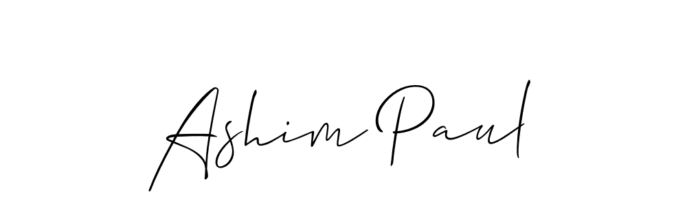 Make a beautiful signature design for name Ashim Paul. Use this online signature maker to create a handwritten signature for free. Ashim Paul signature style 2 images and pictures png