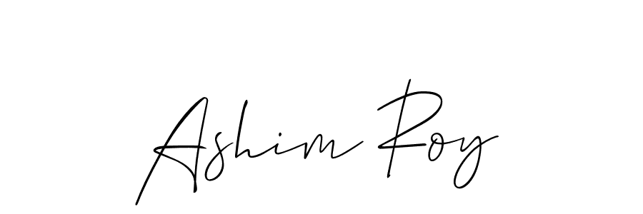 Also we have Ashim Roy name is the best signature style. Create professional handwritten signature collection using Allison_Script autograph style. Ashim Roy signature style 2 images and pictures png