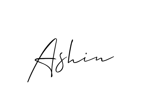How to make Ashin name signature. Use Allison_Script style for creating short signs online. This is the latest handwritten sign. Ashin signature style 2 images and pictures png