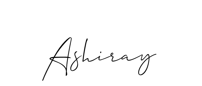 Allison_Script is a professional signature style that is perfect for those who want to add a touch of class to their signature. It is also a great choice for those who want to make their signature more unique. Get Ashiray name to fancy signature for free. Ashiray signature style 2 images and pictures png