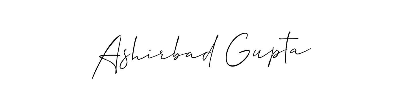 Make a beautiful signature design for name Ashirbad Gupta. With this signature (Allison_Script) style, you can create a handwritten signature for free. Ashirbad Gupta signature style 2 images and pictures png