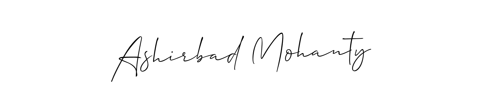 Ashirbad Mohanty stylish signature style. Best Handwritten Sign (Allison_Script) for my name. Handwritten Signature Collection Ideas for my name Ashirbad Mohanty. Ashirbad Mohanty signature style 2 images and pictures png