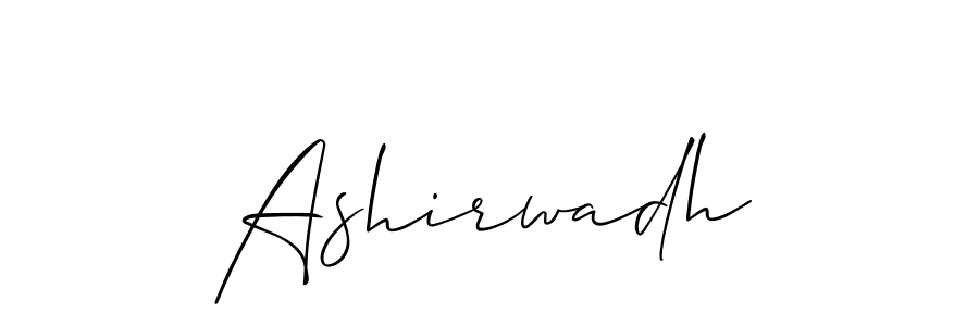 Use a signature maker to create a handwritten signature online. With this signature software, you can design (Allison_Script) your own signature for name Ashirwadh. Ashirwadh signature style 2 images and pictures png