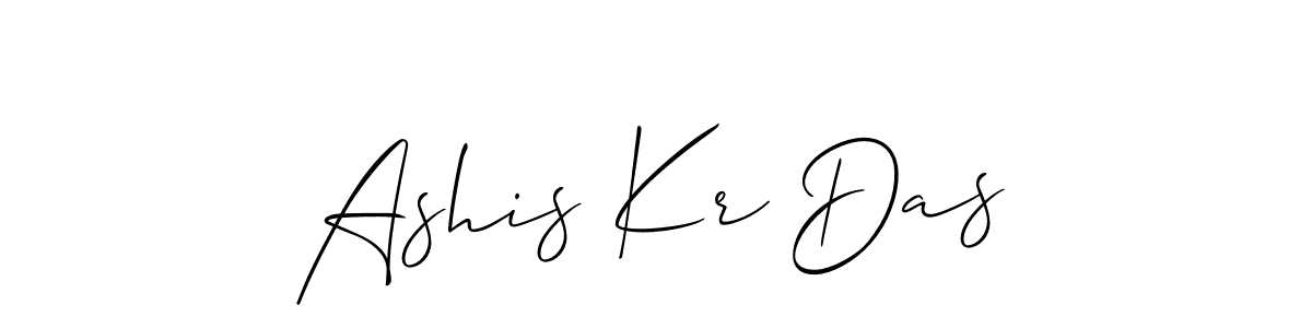 You can use this online signature creator to create a handwritten signature for the name Ashis Kr Das. This is the best online autograph maker. Ashis Kr Das signature style 2 images and pictures png