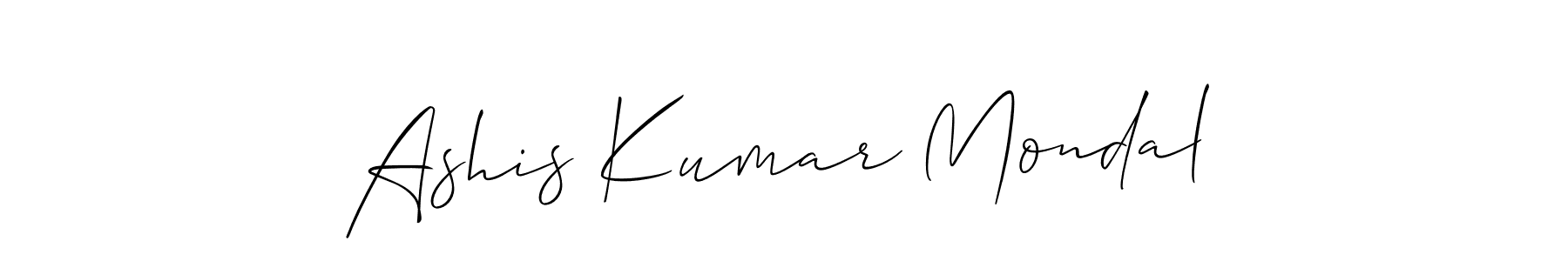 It looks lik you need a new signature style for name Ashis Kumar Mondal. Design unique handwritten (Allison_Script) signature with our free signature maker in just a few clicks. Ashis Kumar Mondal signature style 2 images and pictures png