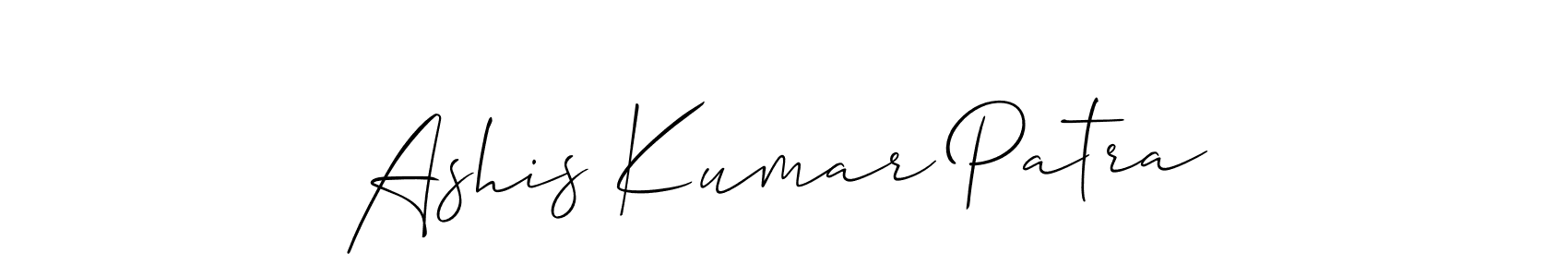 Create a beautiful signature design for name Ashis Kumar Patra. With this signature (Allison_Script) fonts, you can make a handwritten signature for free. Ashis Kumar Patra signature style 2 images and pictures png