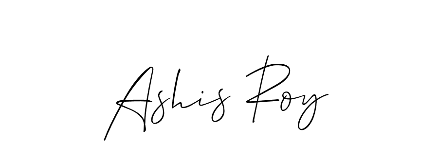 Create a beautiful signature design for name Ashis Roy. With this signature (Allison_Script) fonts, you can make a handwritten signature for free. Ashis Roy signature style 2 images and pictures png