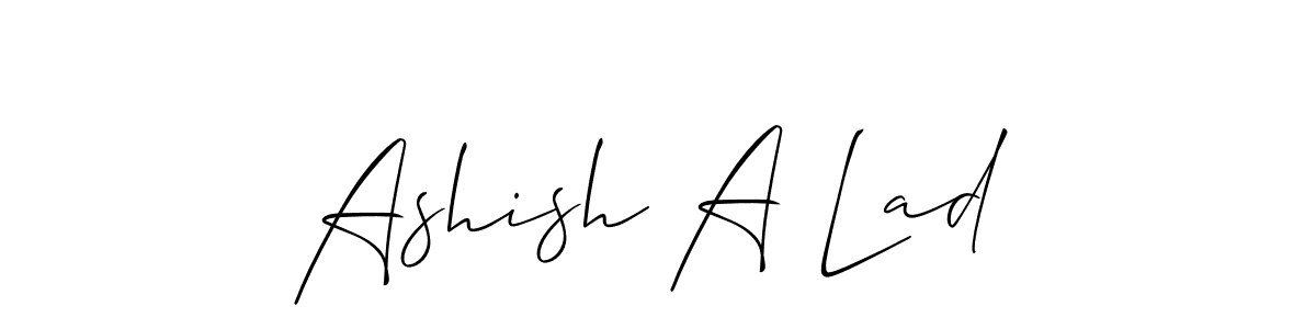 Make a beautiful signature design for name Ashish A Lad. Use this online signature maker to create a handwritten signature for free. Ashish A Lad signature style 2 images and pictures png