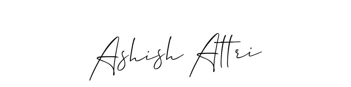 Make a beautiful signature design for name Ashish Attri. Use this online signature maker to create a handwritten signature for free. Ashish Attri signature style 2 images and pictures png