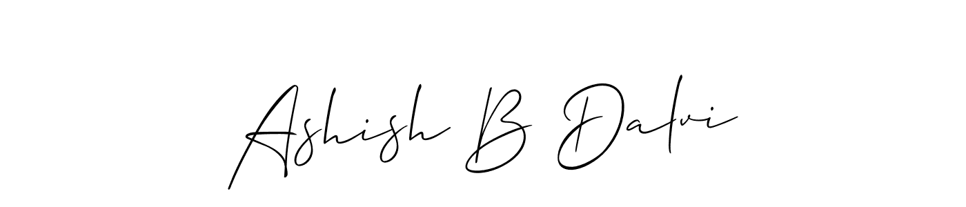 How to Draw Ashish B Dalvi signature style? Allison_Script is a latest design signature styles for name Ashish B Dalvi. Ashish B Dalvi signature style 2 images and pictures png