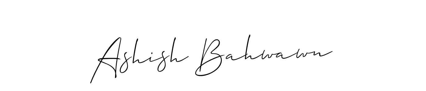 This is the best signature style for the Ashish Bahwawn name. Also you like these signature font (Allison_Script). Mix name signature. Ashish Bahwawn signature style 2 images and pictures png