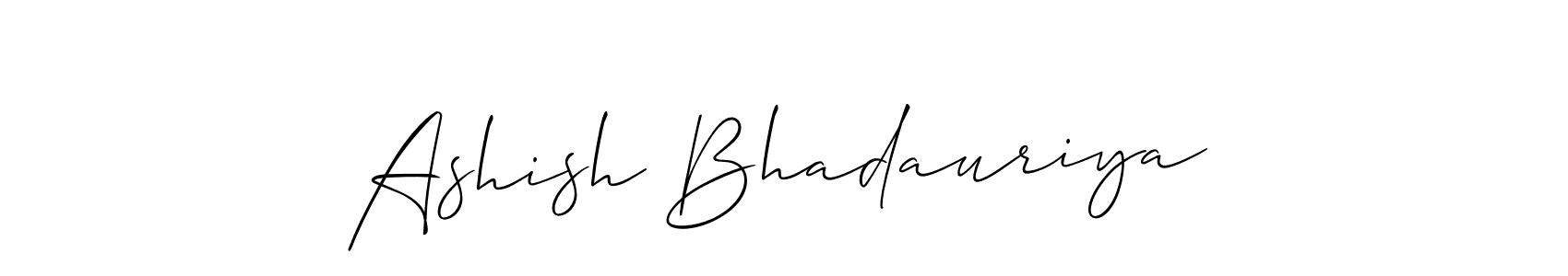 if you are searching for the best signature style for your name Ashish Bhadauriya. so please give up your signature search. here we have designed multiple signature styles  using Allison_Script. Ashish Bhadauriya signature style 2 images and pictures png