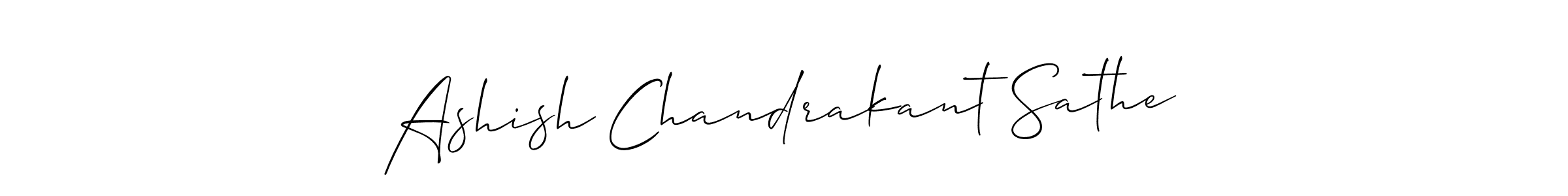 Make a beautiful signature design for name Ashish Chandrakant Sathe. Use this online signature maker to create a handwritten signature for free. Ashish Chandrakant Sathe signature style 2 images and pictures png