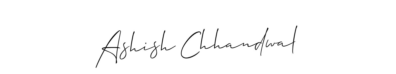 Make a short Ashish Chhandwal signature style. Manage your documents anywhere anytime using Allison_Script. Create and add eSignatures, submit forms, share and send files easily. Ashish Chhandwal signature style 2 images and pictures png