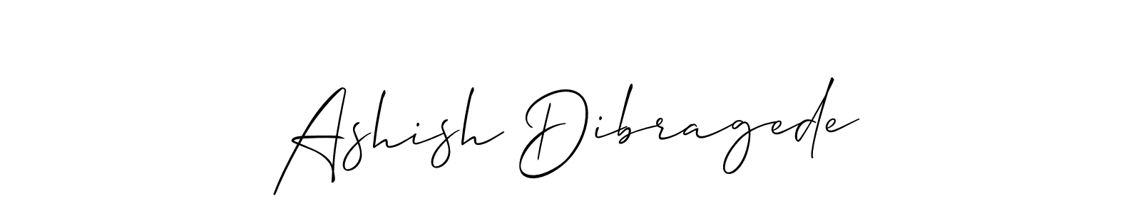 Make a beautiful signature design for name Ashish Dibragede. Use this online signature maker to create a handwritten signature for free. Ashish Dibragede signature style 2 images and pictures png