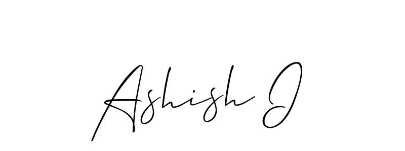 It looks lik you need a new signature style for name Ashish I. Design unique handwritten (Allison_Script) signature with our free signature maker in just a few clicks. Ashish I signature style 2 images and pictures png