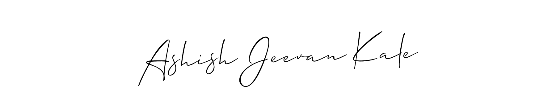 How to make Ashish Jeevan Kale signature? Allison_Script is a professional autograph style. Create handwritten signature for Ashish Jeevan Kale name. Ashish Jeevan Kale signature style 2 images and pictures png