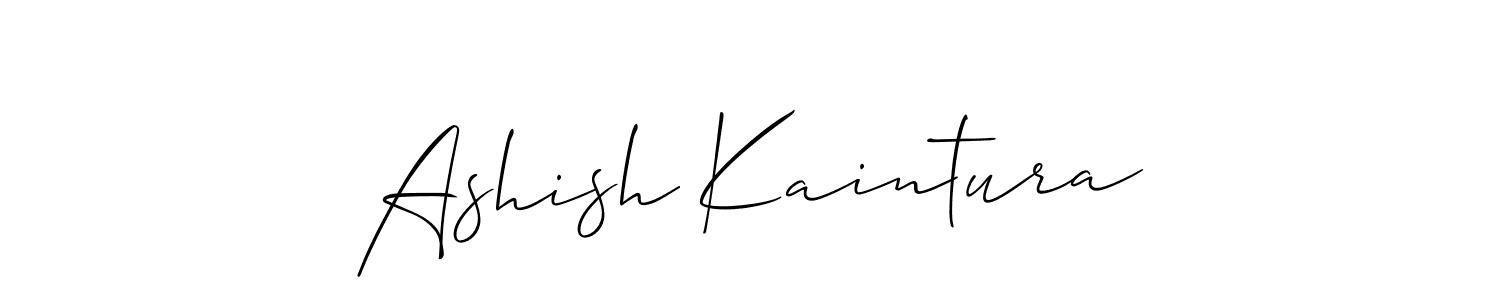 Similarly Allison_Script is the best handwritten signature design. Signature creator online .You can use it as an online autograph creator for name Ashish Kaintura. Ashish Kaintura signature style 2 images and pictures png