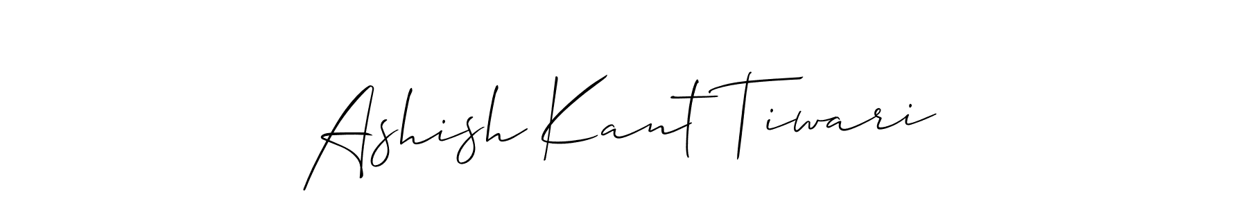 How to Draw Ashish Kant Tiwari signature style? Allison_Script is a latest design signature styles for name Ashish Kant Tiwari. Ashish Kant Tiwari signature style 2 images and pictures png