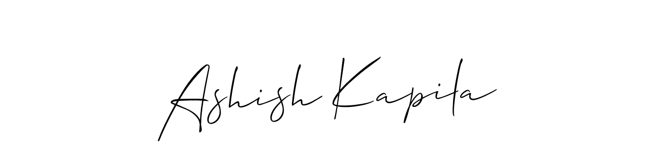 This is the best signature style for the Ashish Kapila name. Also you like these signature font (Allison_Script). Mix name signature. Ashish Kapila signature style 2 images and pictures png
