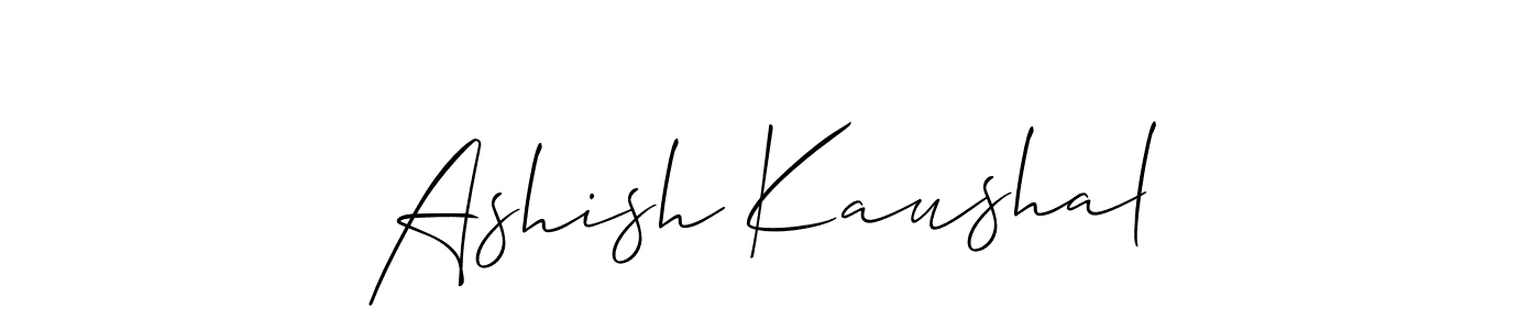 This is the best signature style for the Ashish Kaushal name. Also you like these signature font (Allison_Script). Mix name signature. Ashish Kaushal signature style 2 images and pictures png