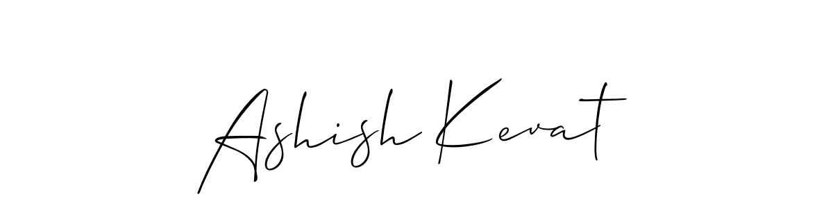 Similarly Allison_Script is the best handwritten signature design. Signature creator online .You can use it as an online autograph creator for name Ashish Kevat. Ashish Kevat signature style 2 images and pictures png