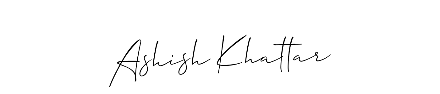 Best and Professional Signature Style for Ashish Khattar. Allison_Script Best Signature Style Collection. Ashish Khattar signature style 2 images and pictures png