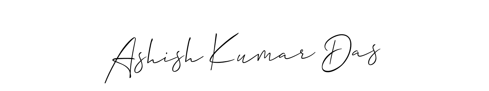 Use a signature maker to create a handwritten signature online. With this signature software, you can design (Allison_Script) your own signature for name Ashish Kumar Das. Ashish Kumar Das signature style 2 images and pictures png
