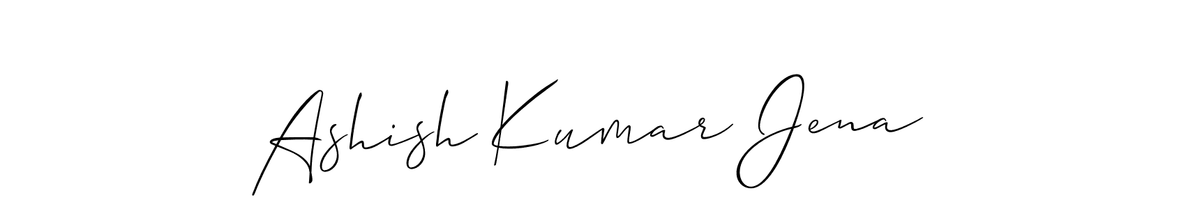 How to make Ashish Kumar Jena signature? Allison_Script is a professional autograph style. Create handwritten signature for Ashish Kumar Jena name. Ashish Kumar Jena signature style 2 images and pictures png