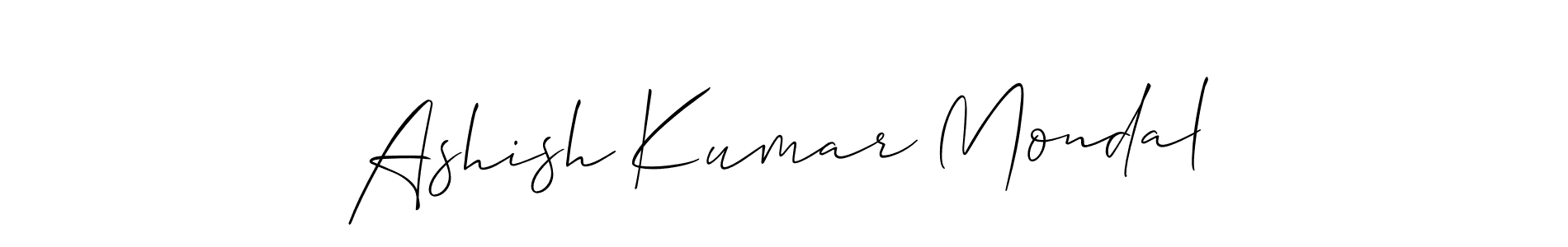 Also You can easily find your signature by using the search form. We will create Ashish Kumar Mondal name handwritten signature images for you free of cost using Allison_Script sign style. Ashish Kumar Mondal signature style 2 images and pictures png